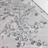 Arte de uñas con punta inferior especial en forma de hielo transparente blanco desnudo diamante tridimensional hacha taladro de uñas vidrio joyería usar uñas mixtas bricolaje Diamante