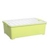 Venta económica con polea caja de almacenamiento de cama engrosada caja de almacenamiento de cama de plástico para dormitorio de estudiante ropa