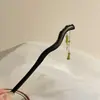 Pasador de Borlas Estilo Chino para Peinados Recogidos, Versátil Pasador de Madera de Nicho, Accesorio para el Cabello, Nuevo Pasador Antiguo Estilo Chino, Al por Mayor