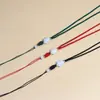 Cordón para Colgante de Jade Aventurina Tejido a Mano, Cordón para Colgante de Jade con Hebilla de Seguridad Ajustable para Hombres y Mujeres