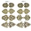 4 piezas de broches de aleación para chal de suéter retro de Amazon, broches para capa, broches para cuello, hebillas para vestido, venta al por mayor