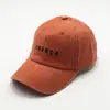 Gorra de Béisbol de Mezclilla Lavada Vintage Otoño Estilo Coreano Letra Moderna Versátil Visera Protector Solar Sombrero Color Sólido