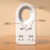 Luz nocturna inteligente con control de voz y enchufe USB, multifunción, LED suave, para dormitorio, protección ocular, lámpara de escritorio