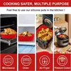 Freidora de Aire de Punto Molde de Silicona para Hornear Producto Nuevo Transfronterizo Olla de Silicona para Freidora de Aire Bandeja para Freidora de Aire