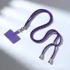 Cordão para celular cordão de pescoço cordão de pulso corda para pendurar no pescoço/pulso clipe traseiro para capa de celular cordão trançado corda anti-perda para crachá/certificado atacado