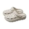 Zuecos de Mujer Verano 2026 Estilo Nuevo para Interiores Antideslizantes de Suela Gruesa de Punta Cerrada para Exteriores Anticolisión Transpirables Antibacterianos Cómodos Zapatos