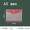 Bolsa Plástica com Fecho de Pressão Cor Pantone Espessa Transfronteiriça A4A5B6 Bolsa para Armazenamento de Documentos de Escritório Bolsa Impermeável para Armazenamento de Dados