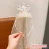 Diadema de Corona de Princesa de Gama Alta Corona de Cumpleaños Pasador de Pelo con Lentejuelas y Diamantes Sombrero de Cumpleaños para Niños Pasador de Pelo para Fiesta