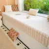 Almofada Estilo Creme para Janela Saliente Almofada para Quarto Varanda Artefato de Reforma de Janela Saliente Universal para Todas as Estações 2026 Nova Almofada Antiderrapante para Peitoril de Janela