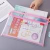 Bolsa para Documentos Transparente A4 Bolsa para Examen de Maternidad Bolsa para Almacenamiento de Exámenes de Estudiante Linda Bolsa de Información Multicapa Bolsa de Archivo