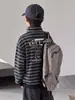 Ropa para niños, sudadera de otoño para niños, nuevo estilo 2026, para niños mayores, colección de otoño y primavera, top a rayas moderno