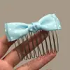 Nuevo peine anti-deslizante estilo coreano con un delicado lazo de mariposa, diseñado para mujeres, creando un peinado alto elegante, y con un elegante pasador lateral y accesorio para el cabello