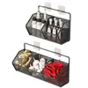 Caja de Almacenamiento para Cebolla, Jengibre y Ajo Estante Multifuncional de Cocina Cesta de Verduras para Montar en la Pared Organizador de Pared Cesta de Almacenamiento