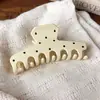 Pinza para el pelo de lunares retro para mujer, Pinza de tiburón grande estilo Ins, Pinza simple de lunares para recogido, Accesorio para la cabeza versátil para mujer