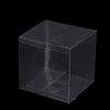 Caja transparente de PET en existencia, caja de embalaje para discos de papelería, caja de plástico PVC, caja de almacenamiento a prueba de polvo Bubble Mart.