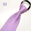 Corbata de Hombre Cremallera Novio Boda Roja 8cm Vestido Negocio Nudo Negro Libre Perezoso Fácil de Tirar Azul Corbata