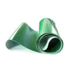 Correia transportadora de PVC, correia industrial, correia transportadora antiderrapante, correia plana verde, correia de acionamento leve, correia transportadora
