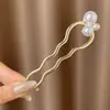 Herramienta Perezosa para Peinar el Cabello 2026 Nuevo Modelo Peine de Inserción de Cuatro Dientes Pasador Fijo Invisible Palillo para el Cabello en Forma de U Peine Versátil Accesorio para el Cabello