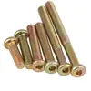 Herrajes para Muebles Color Zinc Cabeza Plana Redonda Toma Hexagonal Tornillos Tornillo de Unión para Muebles Accesorios M6M8*12*100