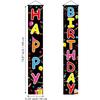 Bandera de Copla de Feliz Cumpleaños de Amazon Decoración de Porche para Fiesta de Cumpleaños Bandera Colgante Banner Decoración para Fiesta de Vacaciones