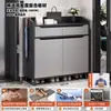 Sapateira de madeira maciça para a entrada, armário integrado para o corredor, uso doméstico, grande capacidade, multicamadas, sapateira extra grande para a entrada