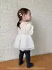 Roupas Infantis Jenny 2026 Outono Macacão Vestido de Bebê Princesa Estilo Coreano Ins Macacão Floral Macacão para Meninas