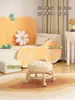Taburete Pequeño Giratorio con Ruedas para Uso Doméstico, Taburete Bajo con Soporte Lumbar, Respaldo Acolchado Grueso Silencioso y Suave, Silla Pequeña con Ruedas para Movilidad y Estar Sentado Largo
