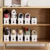 Estante Ajustable para Zapatos, Solución de Almacenamiento de Zapatos para el Hogar, Simple Sin Instalación Requerida, Zapatero de Doble Capa que Ahorra Espacio para la Entrada