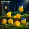 Creativo Luminoso Q Lindo Ángel Pequeña Estrella Amarilla Linda Jardinería Paisajismo Decoración DIY Accesorios para Colgar Micro Paisaje Pequeños Adornos