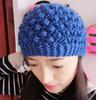 Outono e Inverno Coreano malha de abas largas Faixa de cabelo Chapelaria quente Headband Flor Headband Acessórios de cabelo Acessórios de cabelo Wool Hairband Mulheres