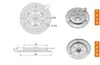Accesorios para Horno Mango de Plástico para Horno de Horneado Mango para Horno de Secado Tirador de Puerta de Horno Tirador Tirador para Caja Experimental