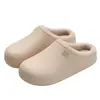 Pantuflas de algodón de dibujos animados para mujer, impermeables, antideslizantes, zapatos acolchados de algodón, otoño e invierno, para el hogar, habitación, pantuflas térmicas con forro polar, para hombre, venta al por mayor