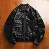 Nueva Chaqueta de Cuero para Hombre Otoño 2026, Suministro Directo del Fabricante, Tallas Europeas, para Comercio Electrónico Transfronterizo en Temu y Amazon, con Bolsillos Grandes