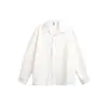 ACE marca de diseñador de nicho de moda camisa hueca transpirable elegante para hombre, camisa de manga larga vintage old money HS2771