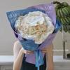 Papel de Envoltura Pintura al Óleo de Abanico de Arte Floristería Papel de Envoltura de Flores Papel Kraft de Envoltura de Flores Papel de Envoltura de Atmósfera Venta al por Mayor