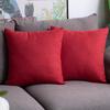 Amazon Lino Serie Color Sólido Funda de Almohada Hogar Sofá Sala de Estar Dormitorio Cubierta de Cojín de Asiento Funda de Almohada