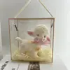 Estilo Ins Retro Showa y Adornos de Ovejas Escritorio Chica Lindo Dibujo Animado Escritorio Habitación Accesorios para el Hogar