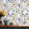 Pegatina de Pared Floral Romántica Autoadhesiva Papel Tapiz Resistente a la Humedad y al Moho Ecológico Lujo Ligero Decorativa para Pared de Dormitorio Armario Renovación