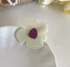 Pinza para el Cabello de Flor de Lirio Artificial Estilo Puro Deseo Super de Hada para Mujer, Pinza Lateral con Ambiente de Primavera y Verano, Dulce Accesorio para el Cabello Estilo Vacaciones