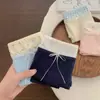 Roupa íntima 10A Antibacteriana Feminina Estilo Preppy Combinando Cores Categoria Pequena Fresca Algodão Bebê 16cm Calcinha Feminina Estendida