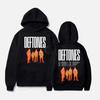 Sudadera Negra Deftones Gira Norteamericana 2025 Sudadera con Estampado de Patrón del Álbum Blind Sound Europeo y Americano
