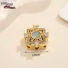 Colgante antiguo de oro estilo chino con cuenta de gota de aceite tridimensional, colgante con material para pulsera de cuentas DIY, collar, joyería