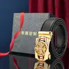 [Artículo Más Vendido] Cinturón de Cuero con Hebilla Automática para Hombres Jóvenes y de Mediana Edad, Versátil para Negocios y Uso Casual, Cinturón de Cuero para Pantalones