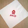 Guardanapo de duas ou três camadas com logotipo impresso personalizado hotel cafeteria toalha de papel comercial toalha de papel quadrada exportação comercial