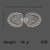 Hebilla de Broche Retro China para Chal de Mujer, Hebilla Creativa Hueca para Pañuelo de Seda, Hebilla Decorativa para Cinturón de Ropa de Viaje, Broche Antideslizante