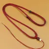 Cordão de Colar Ajustável Tecido à Mão de 3mm de Espessura para Pingentes de Jade, Cristal e Ouro, Atacado do Fabricante