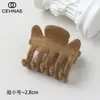 Moderna Pinza para el Cabello Pequeña con Forma de Mariposa para Otoño e Invierno, Superficie Simple de Felpa, Sujetador de Cola de Caballo Alta, Pinza Versátil con Agarre de Terciopelo