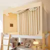 Nueva mosquitera y cortina de cama completamente retráctiles de 90x200 cm para dormitorios universitarios, diseño integrado para habitaciones de dormitorio, apto para literas