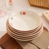 Adorable Vajilla Cerámica Bajo Esmalte, Platos de Alta Calidad para Uso Doméstico, Platos de Pescado, Platos para Empanadillas, Platos Hondos, Juego de Taza y Plato