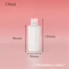 Botella con tapa abatible para loción e hidrosol, botella de plástico PET para aceites esenciales, botellas vacías rellenables de 75/100/200/300/500ml